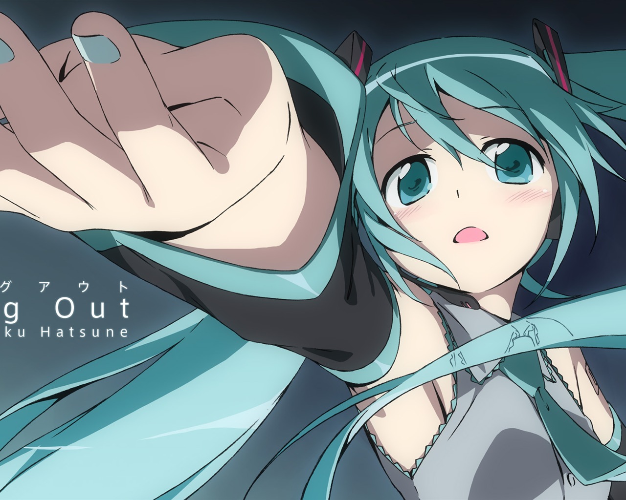 初音未來系列 壁紙(三) #12 - 1280x1024