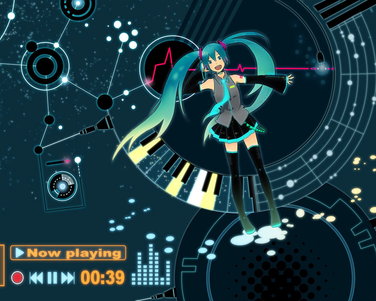 Hatsune nächste Serie Wallpaper (3) #15 - 1280x1024