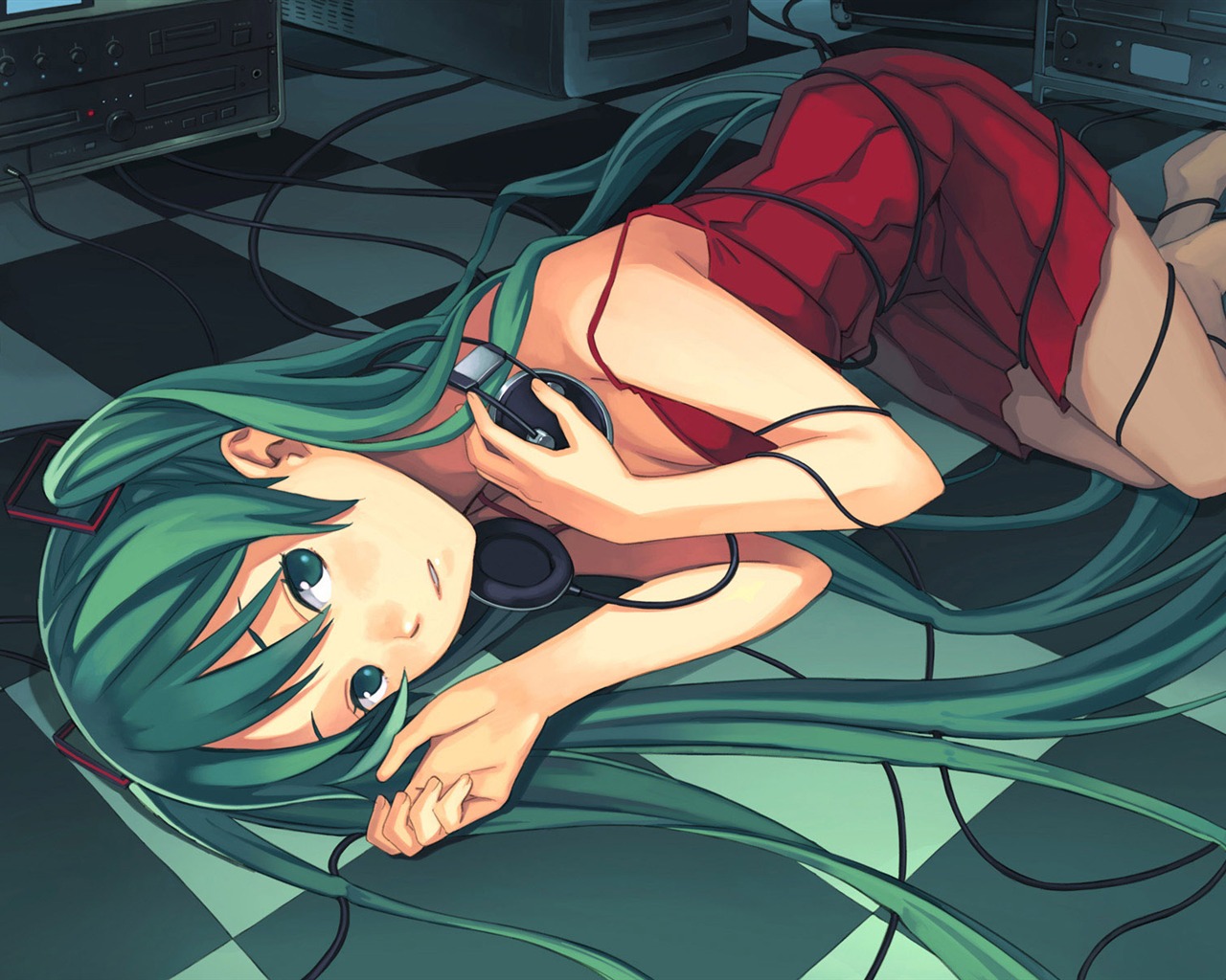 Hatsune next series wallpaper (4) #1 - 1280x1024