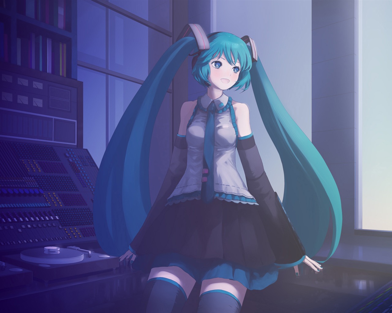 Hatsune next series wallpaper (4) #5 - 1280x1024