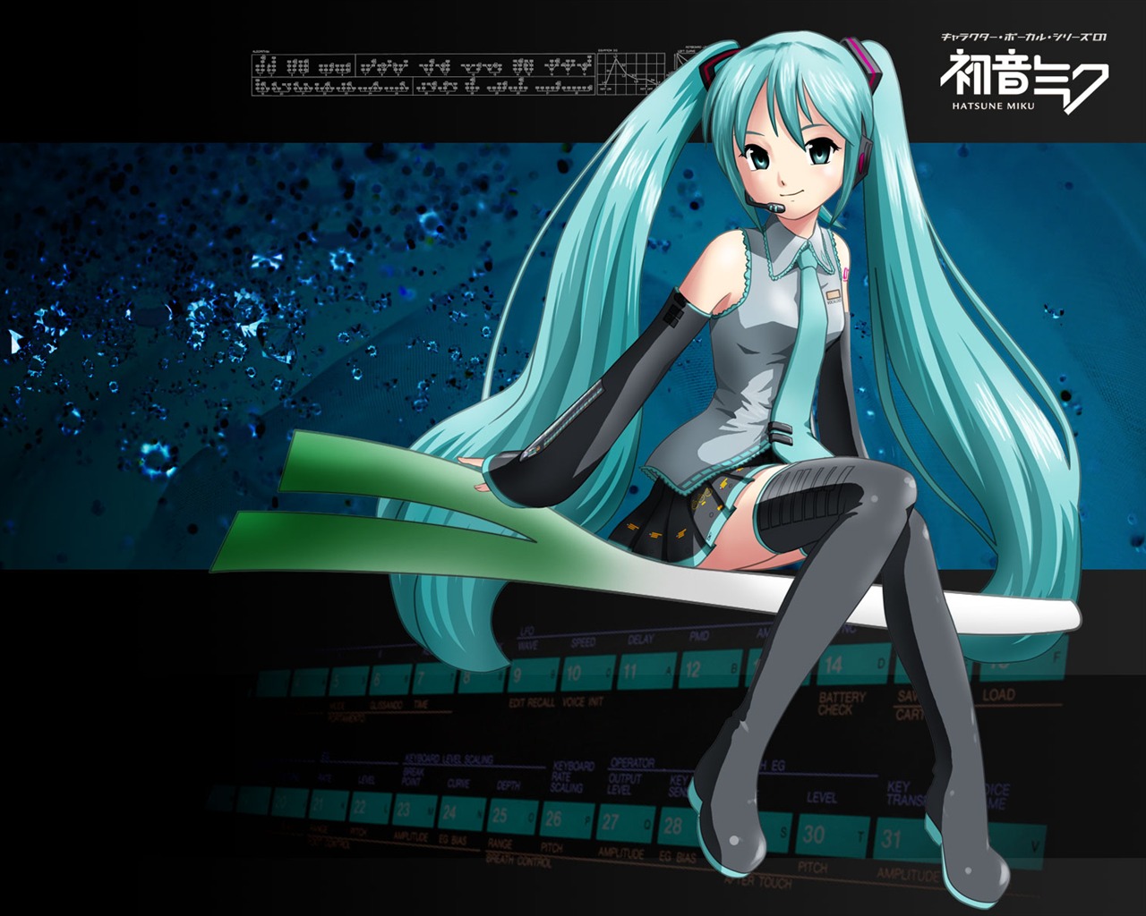 Hatsune next series wallpaper (4) #9 - 1280x1024