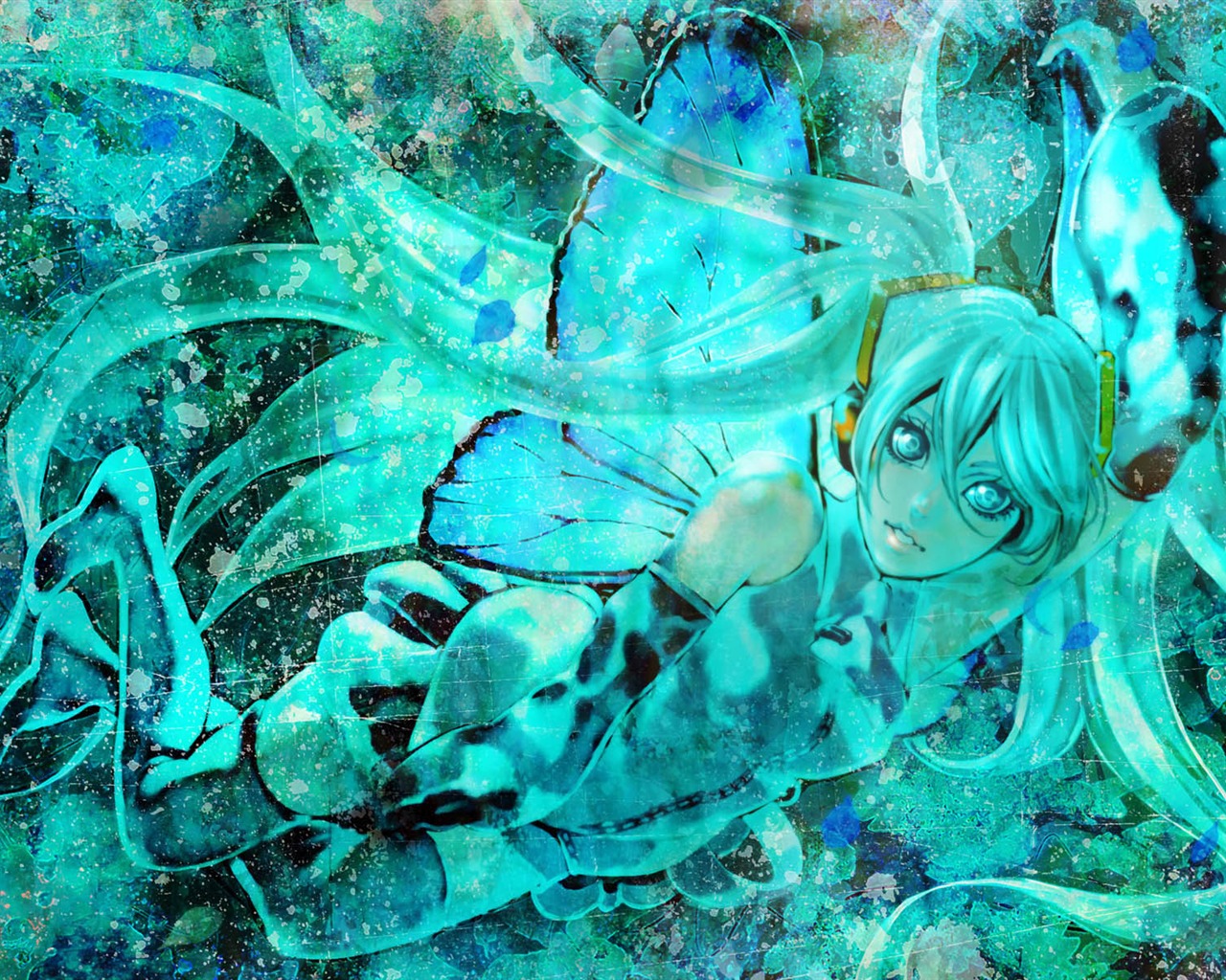 初音未來系列 壁紙(四) #12 - 1280x1024