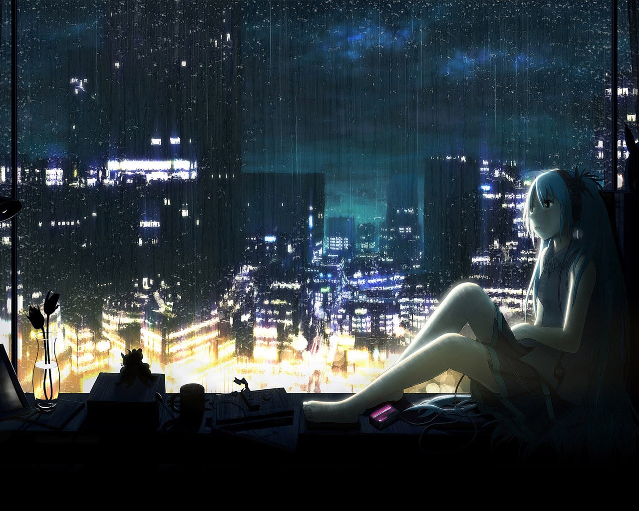 初音未來系列 壁紙(四) #18 - 1280x1024