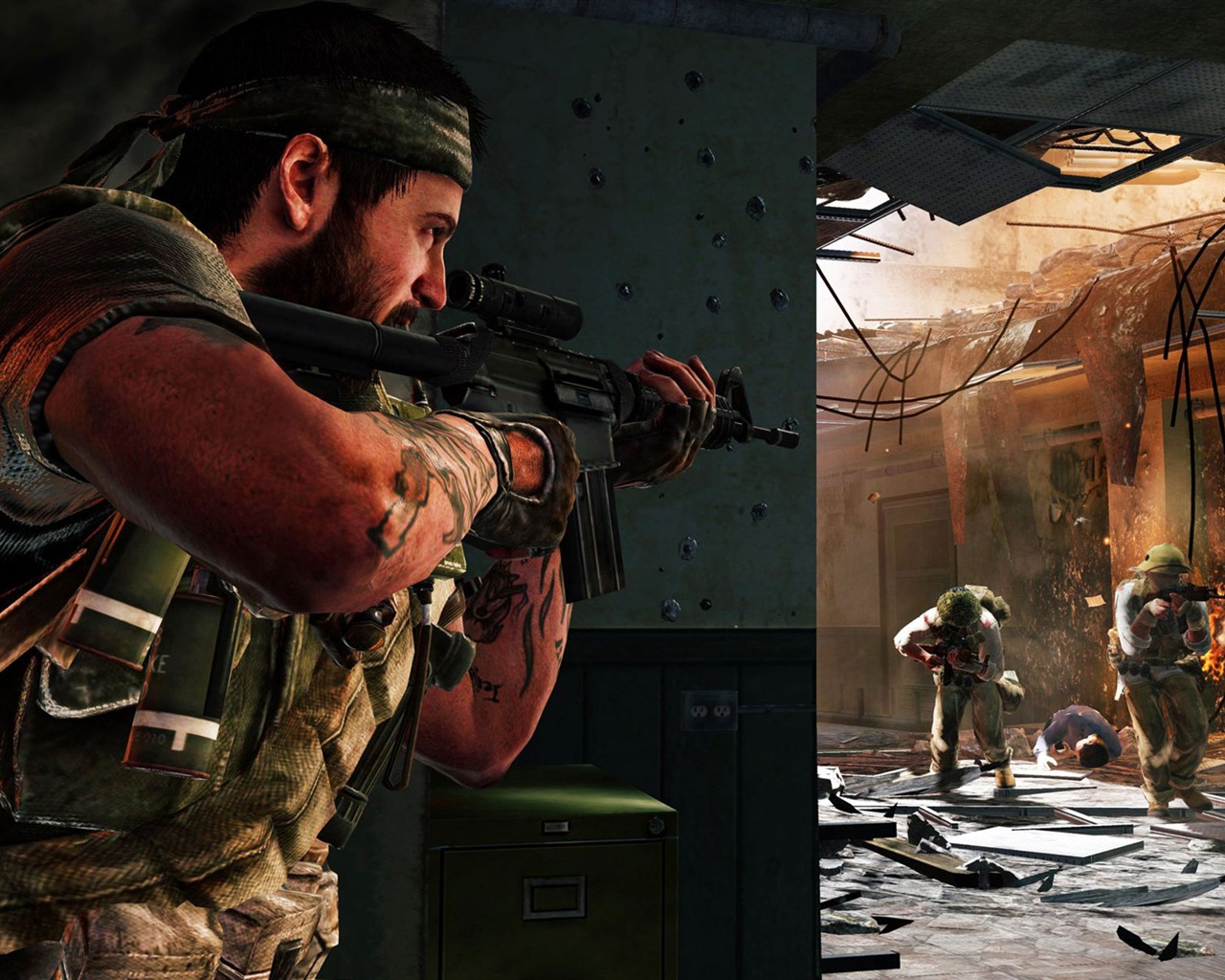 Call of Duty: Black Ops HD tapetu #4 - 1280x1024