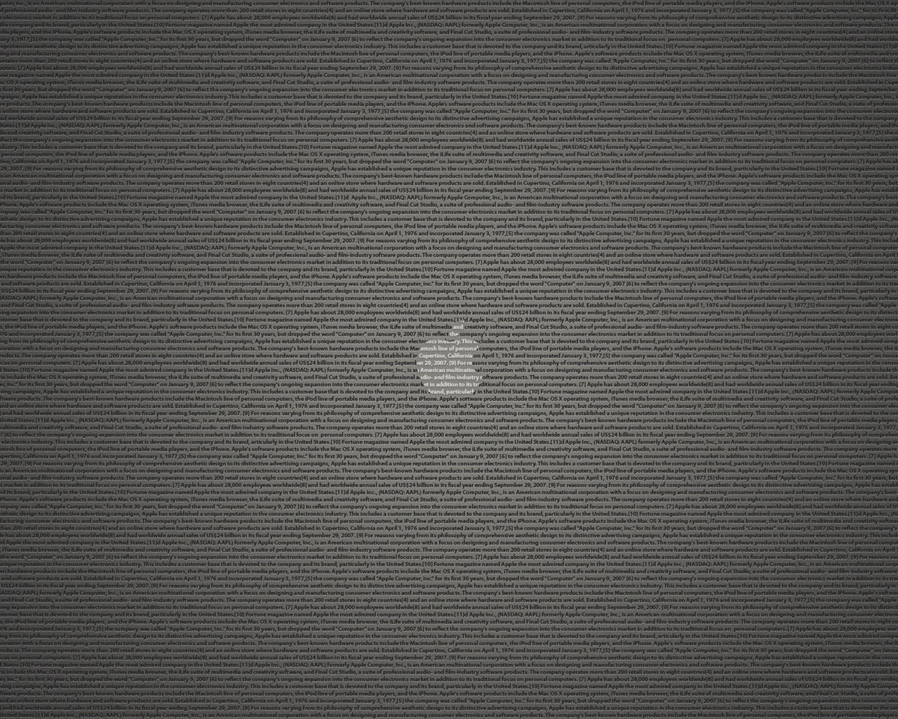album Apple wallpaper thème (19) #16 - 1280x1024
