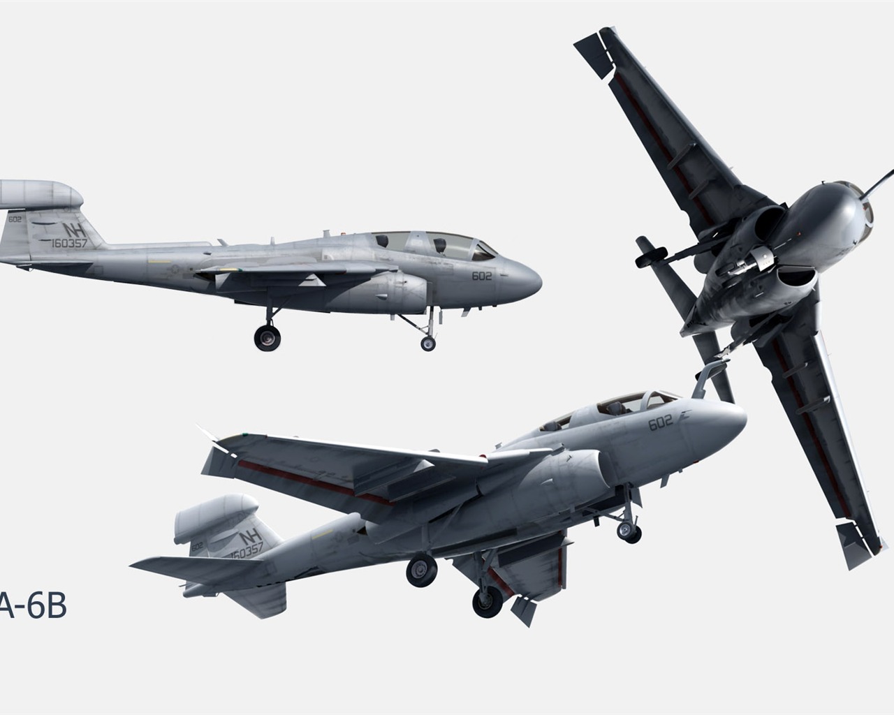 軍用飛機 CG壁紙 #18 - 1280x1024