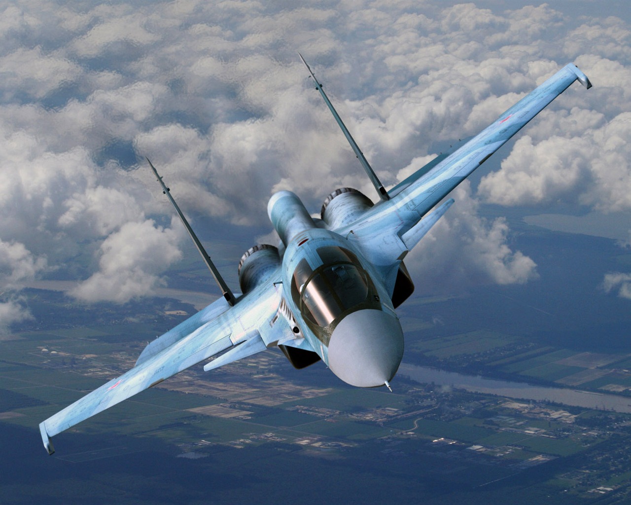 軍用飛機 CG壁紙 #27 - 1280x1024