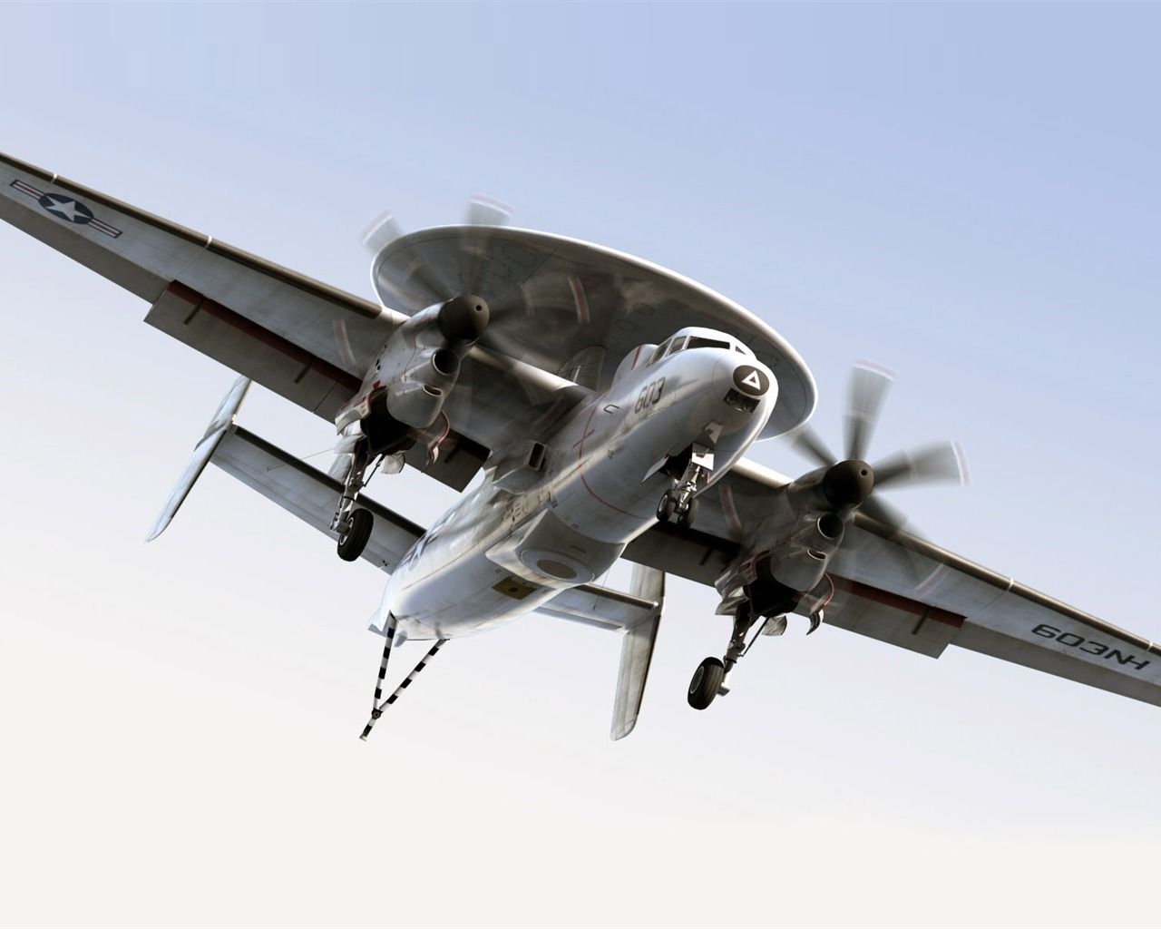 軍用飛機 CG壁紙 #28 - 1280x1024