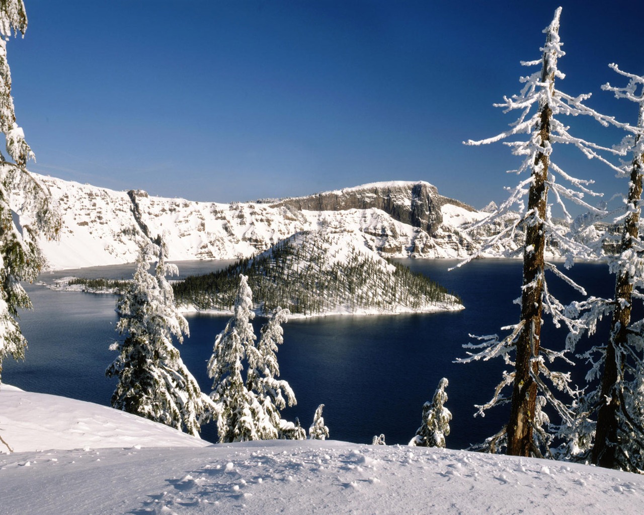 Fond d'écran panoramique de neige (1) #12 - 1280x1024