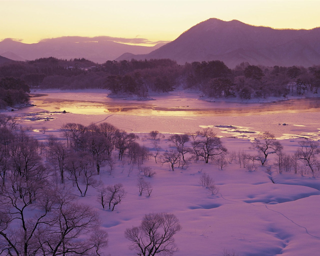 寬屏雪景 壁紙(二) #14 - 1280x1024
