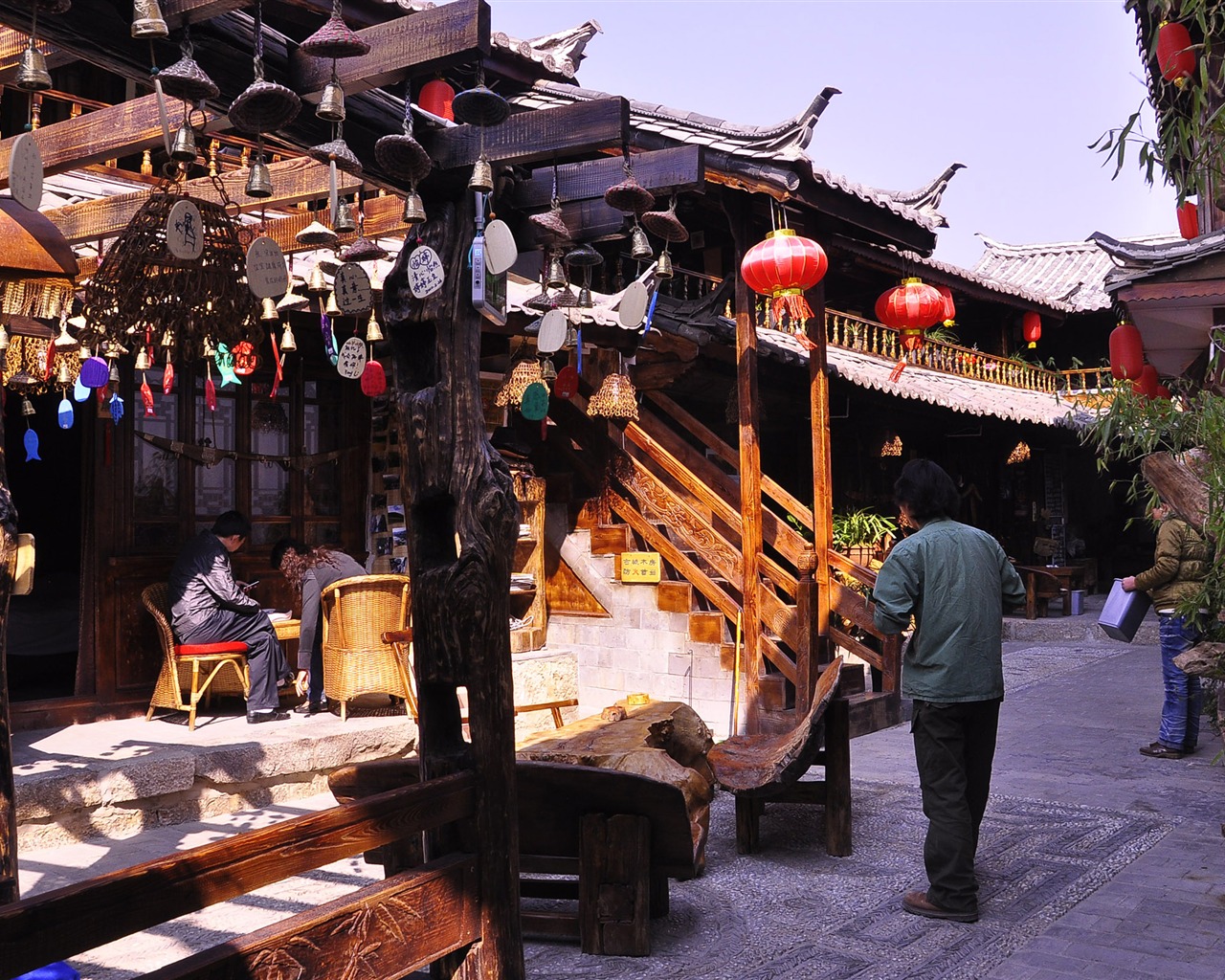 Lijiang ancient town atmosphere (1) (old Hong OK works) #13 - 1280x1024