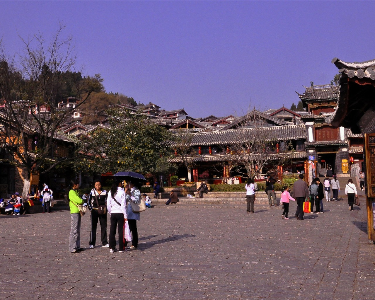 Lijiang ancient town atmosphere (2) (old Hong OK works) #12 - 1280x1024