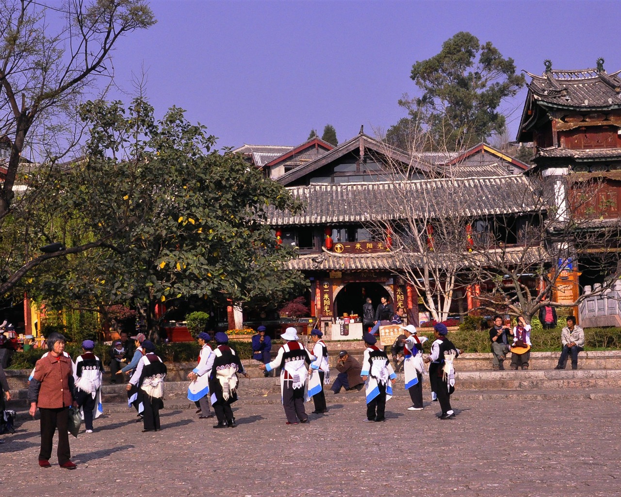 Lijiang ancient town atmosphere (2) (old Hong OK works) #13 - 1280x1024