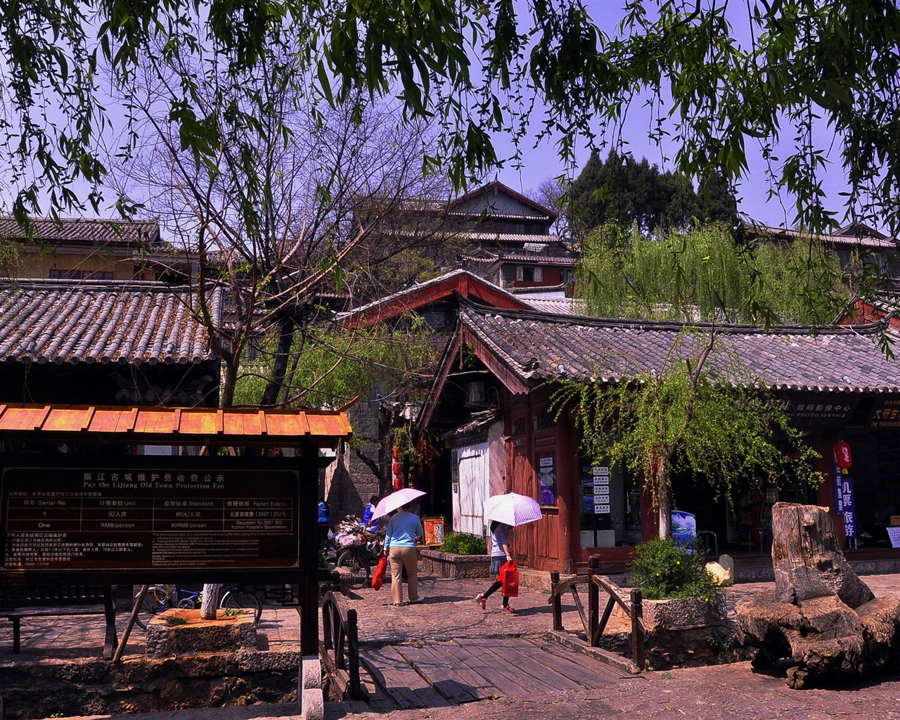Lijiang ancient town atmosphere (2) (old Hong OK works) #26 - 1280x1024