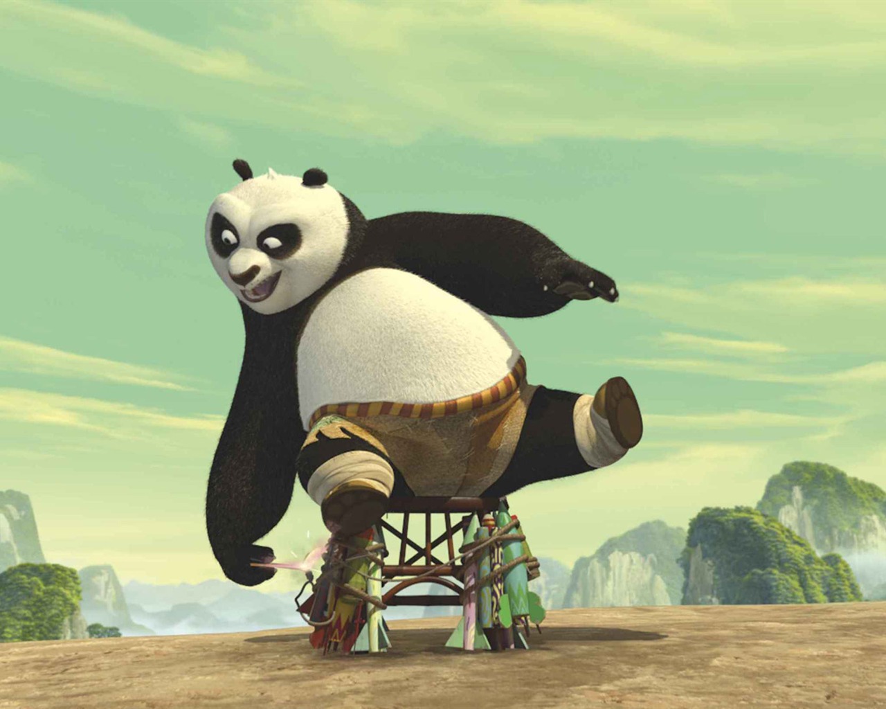 Kung Fu Panda HD tapetu #11 - 1280x1024