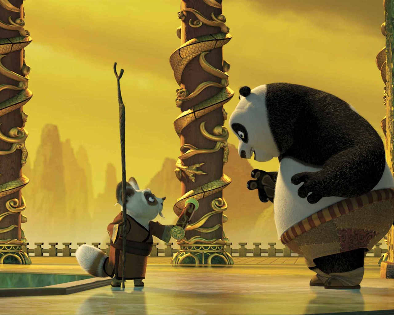 Kung Fu Panda HD tapetu #13 - 1280x1024
