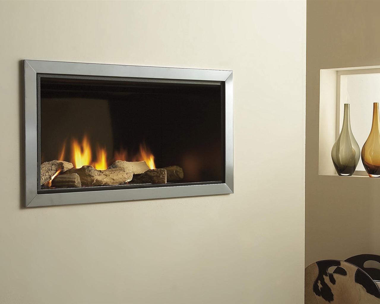 Western-style family fireplace wallpaper (2) #5 - 1280x1024