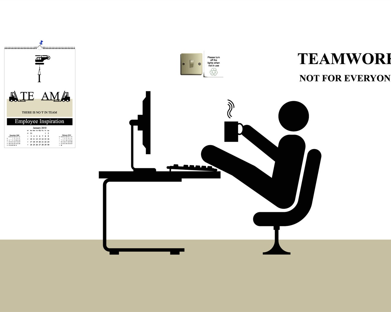 Vector Office Wallpaper (1) #7 - 1280x1024
