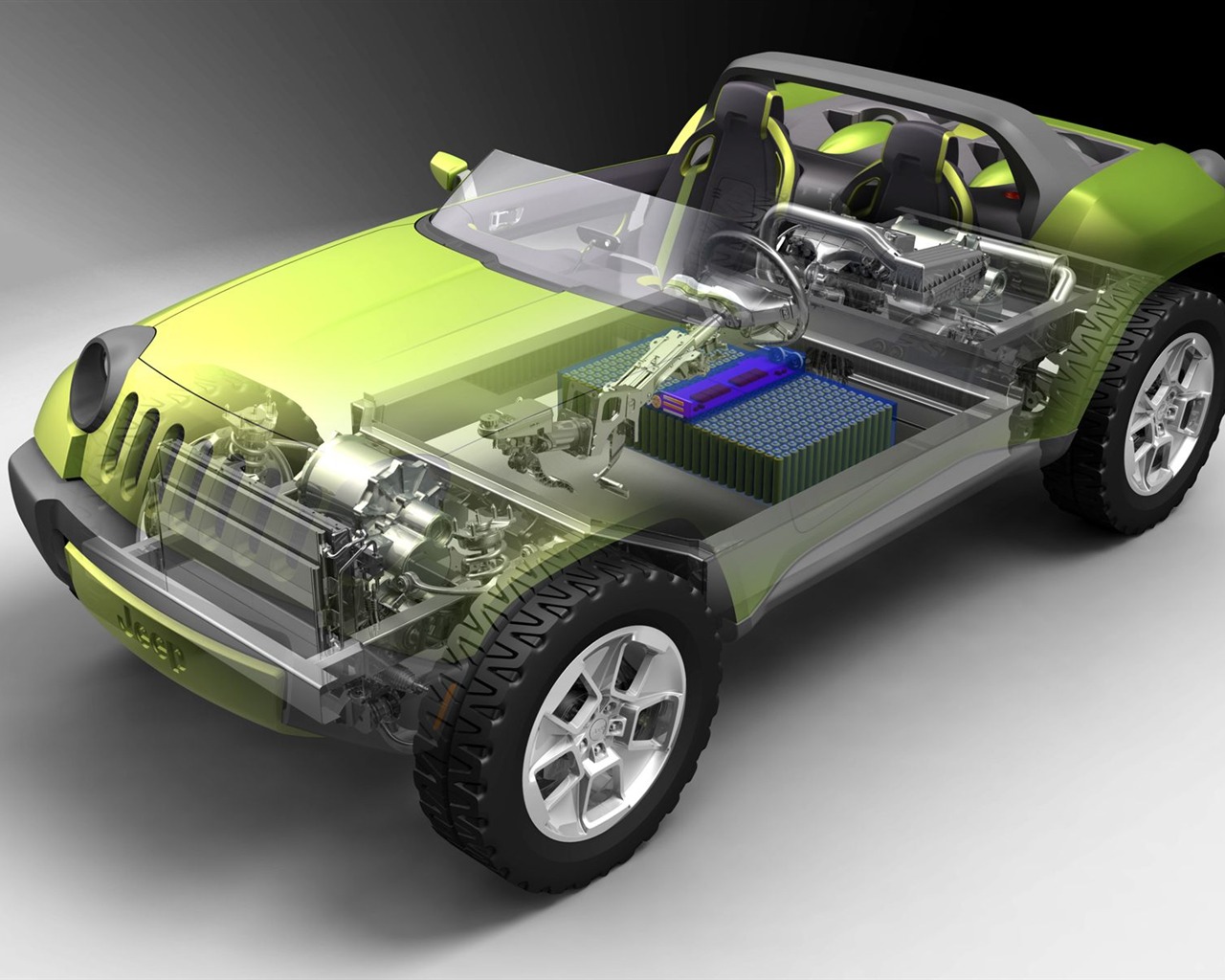 Jeep wallpaper album (1) #4 - 1280x1024