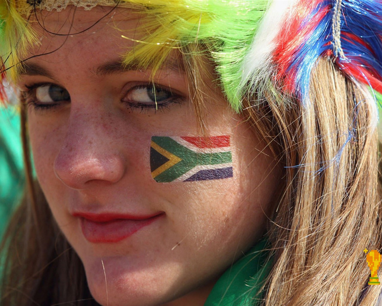 Sudáfrica la Copa Mundial de fondos de escritorio de serie (4) #3 - 1280x1024