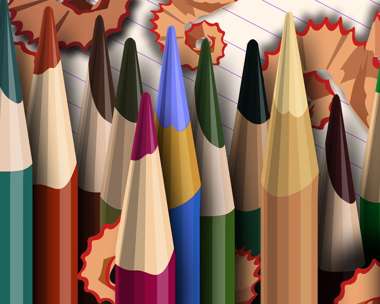 Vectorial de fondos de escritorio de la ilustración (1) #2 - 1280x1024