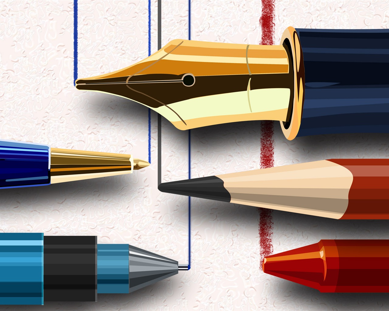 Vectorial de fondos de escritorio de la ilustración (1) #3 - 1280x1024