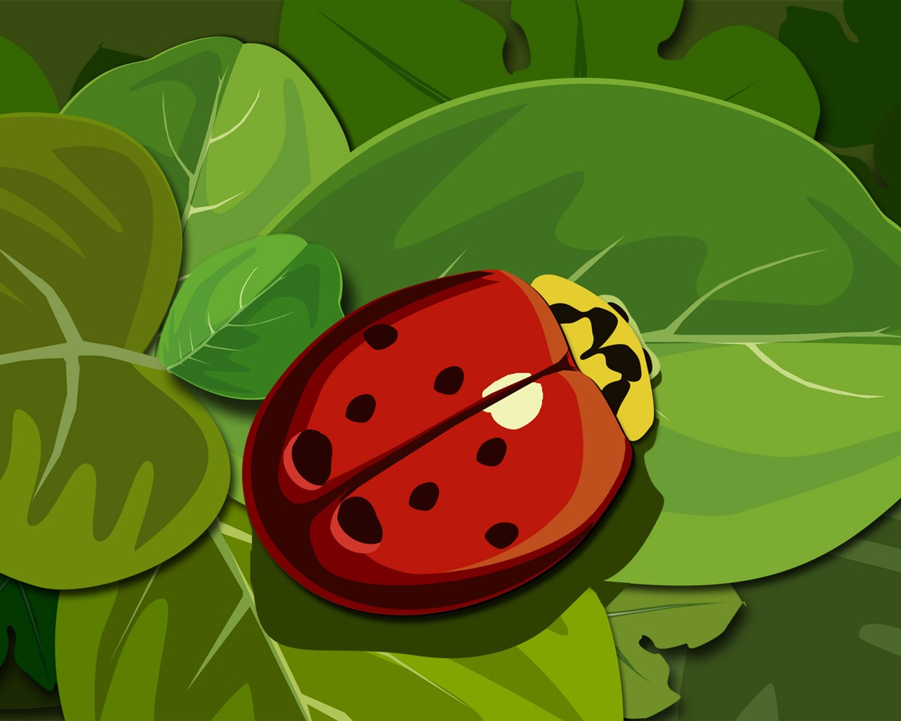 Vectorial de fondos de escritorio de la ilustración (1) #5 - 1280x1024