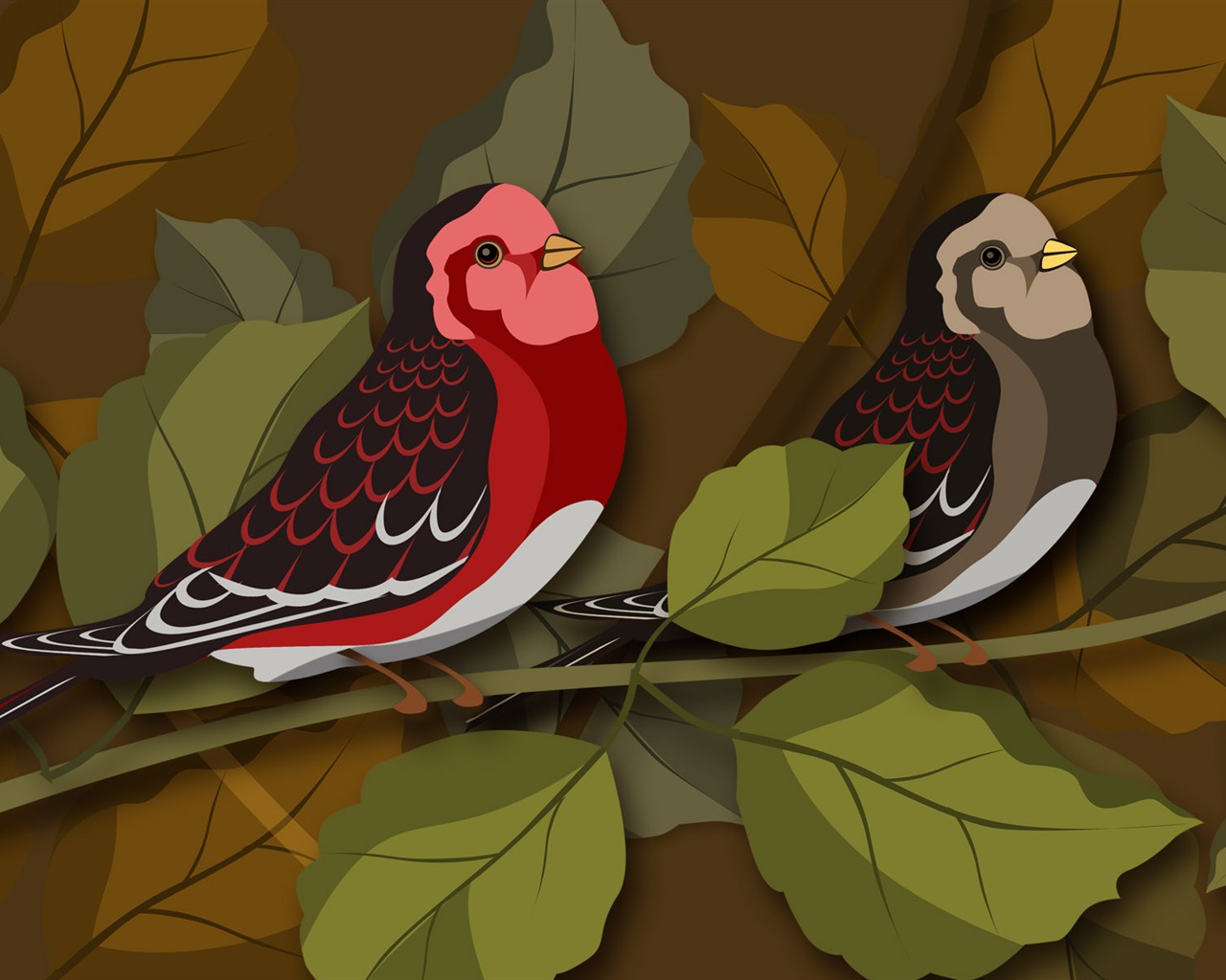 Vectorial de fondos de escritorio de la ilustración (1) #9 - 1280x1024