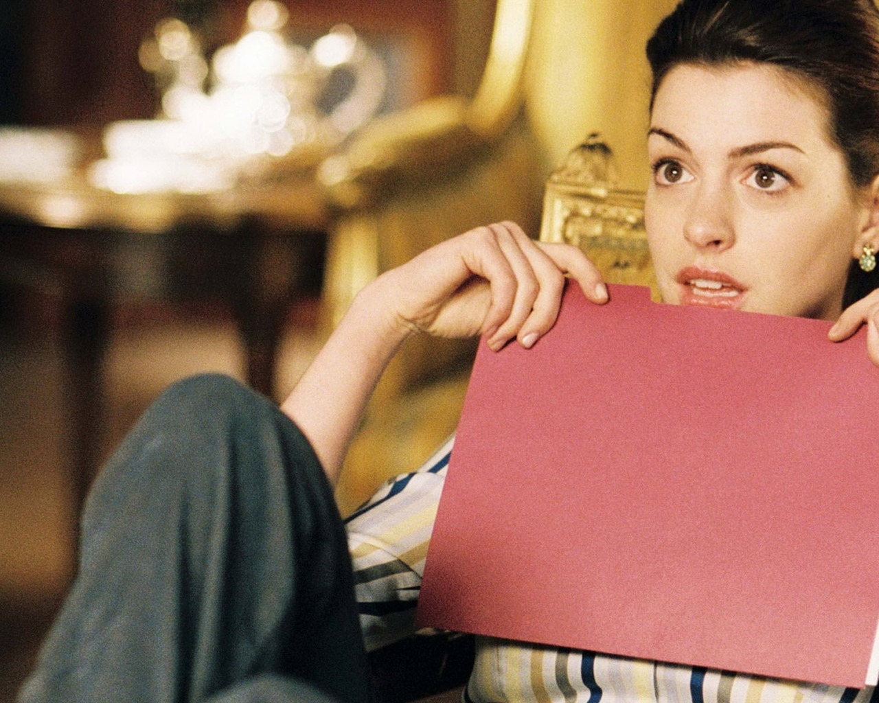 Anne Hathaway krásnou tapetu (2) #11 - 1280x1024