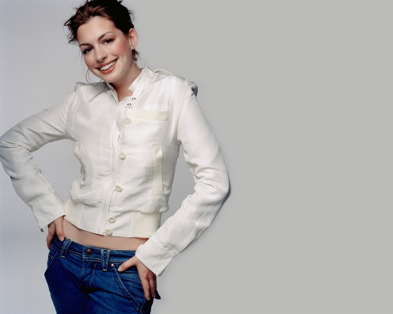 Anne Hathaway krásnou tapetu (2) #14 - 1280x1024