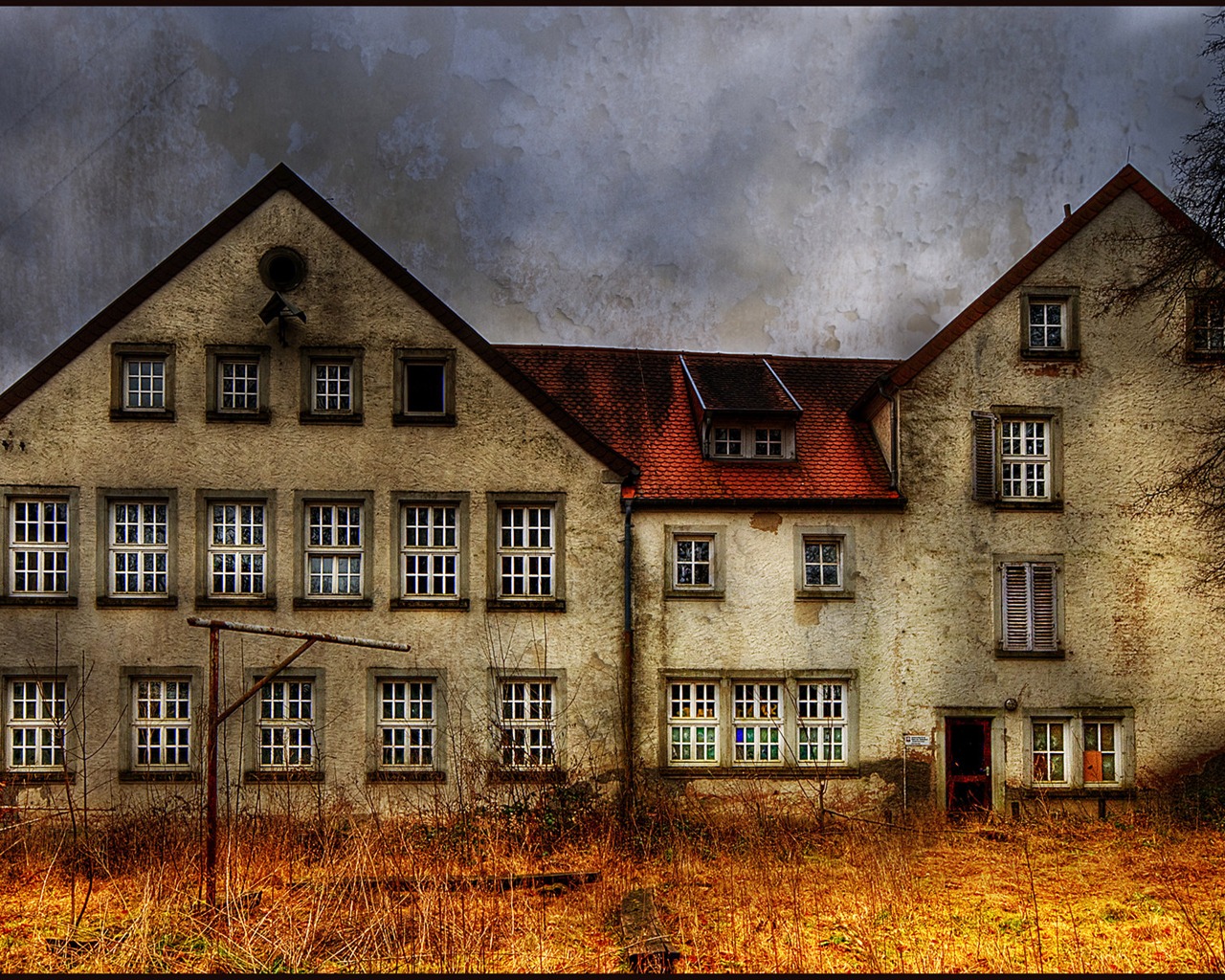 Město zřícenina HD tapety #2 - 1280x1024