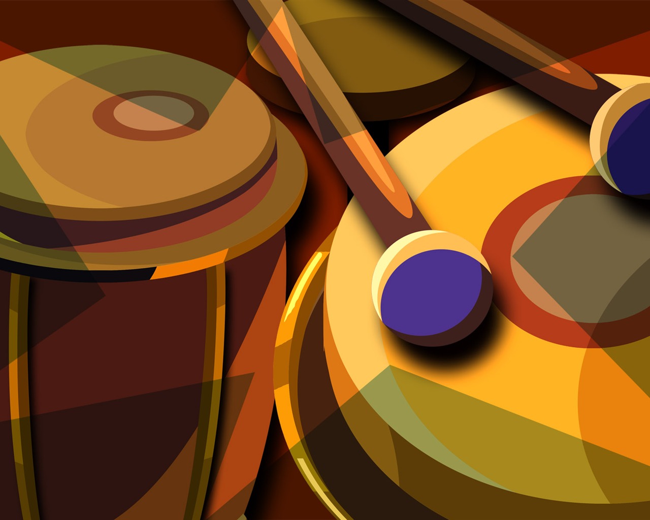 Vectorial de fondos de escritorio de la ilustración (3) #5 - 1280x1024