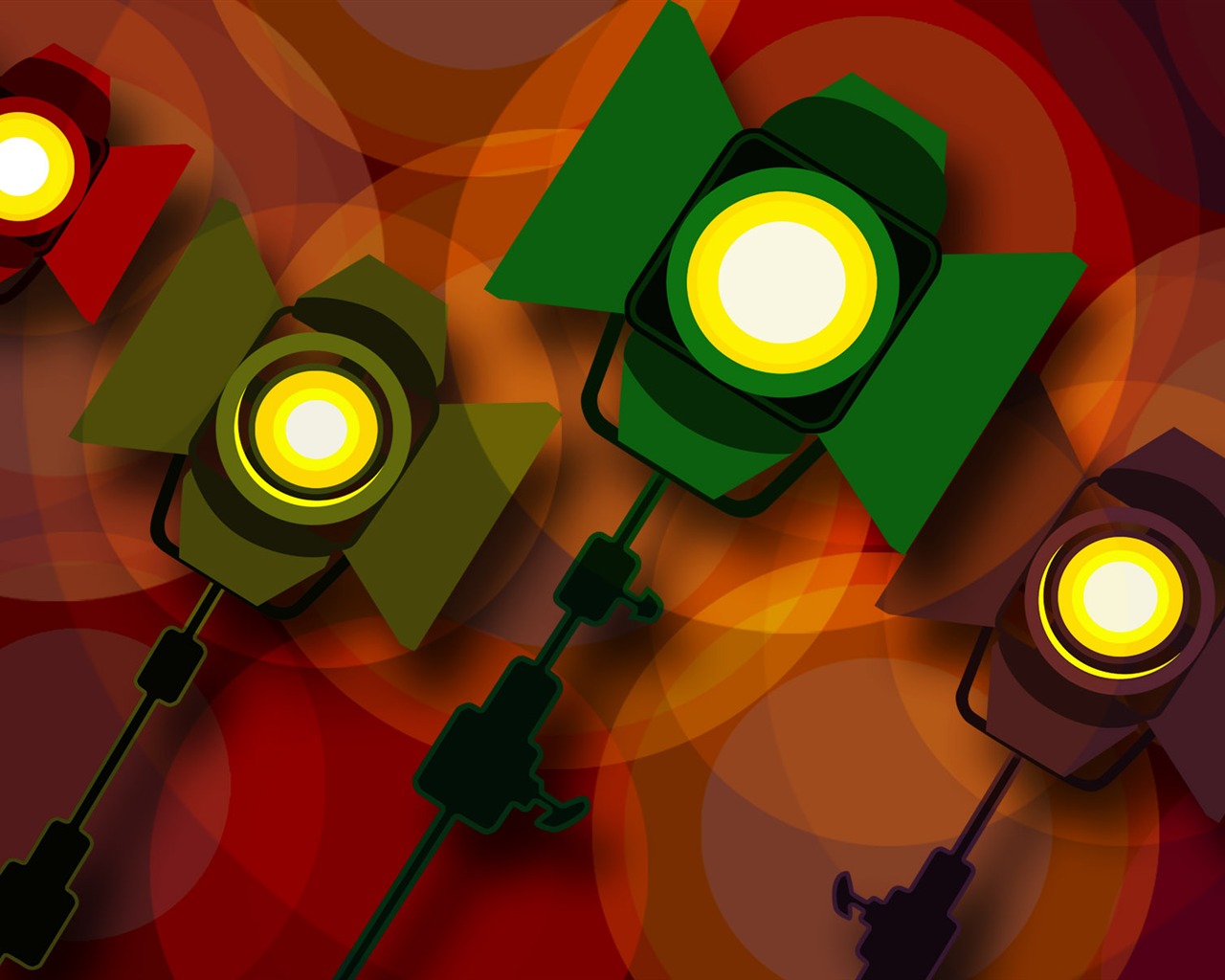 Vector illustration wallpaper (4) #14 - 1280x1024