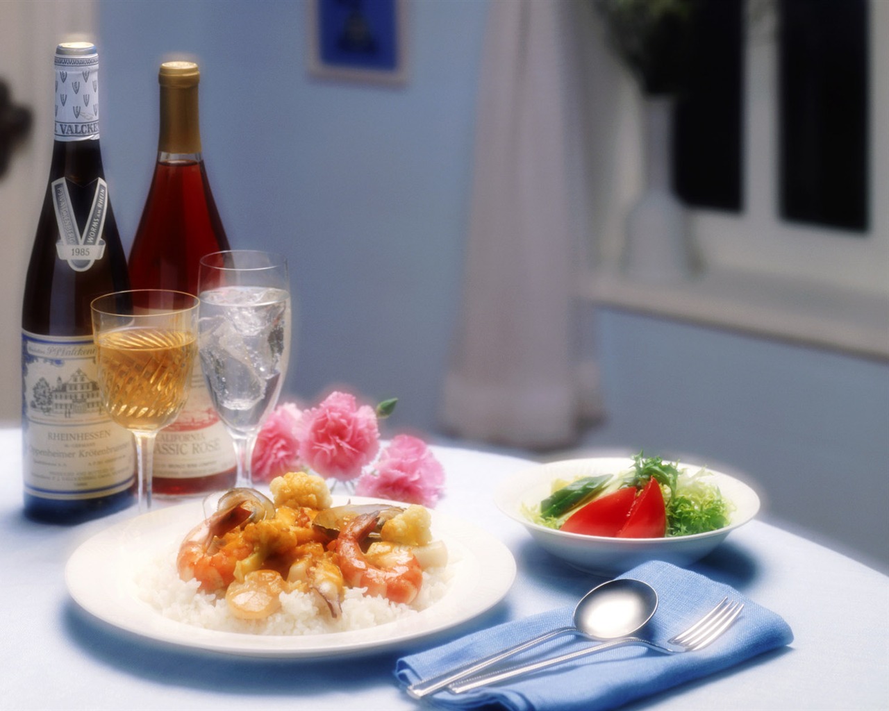 Gourmet večeře tapety (1) #4 - 1280x1024