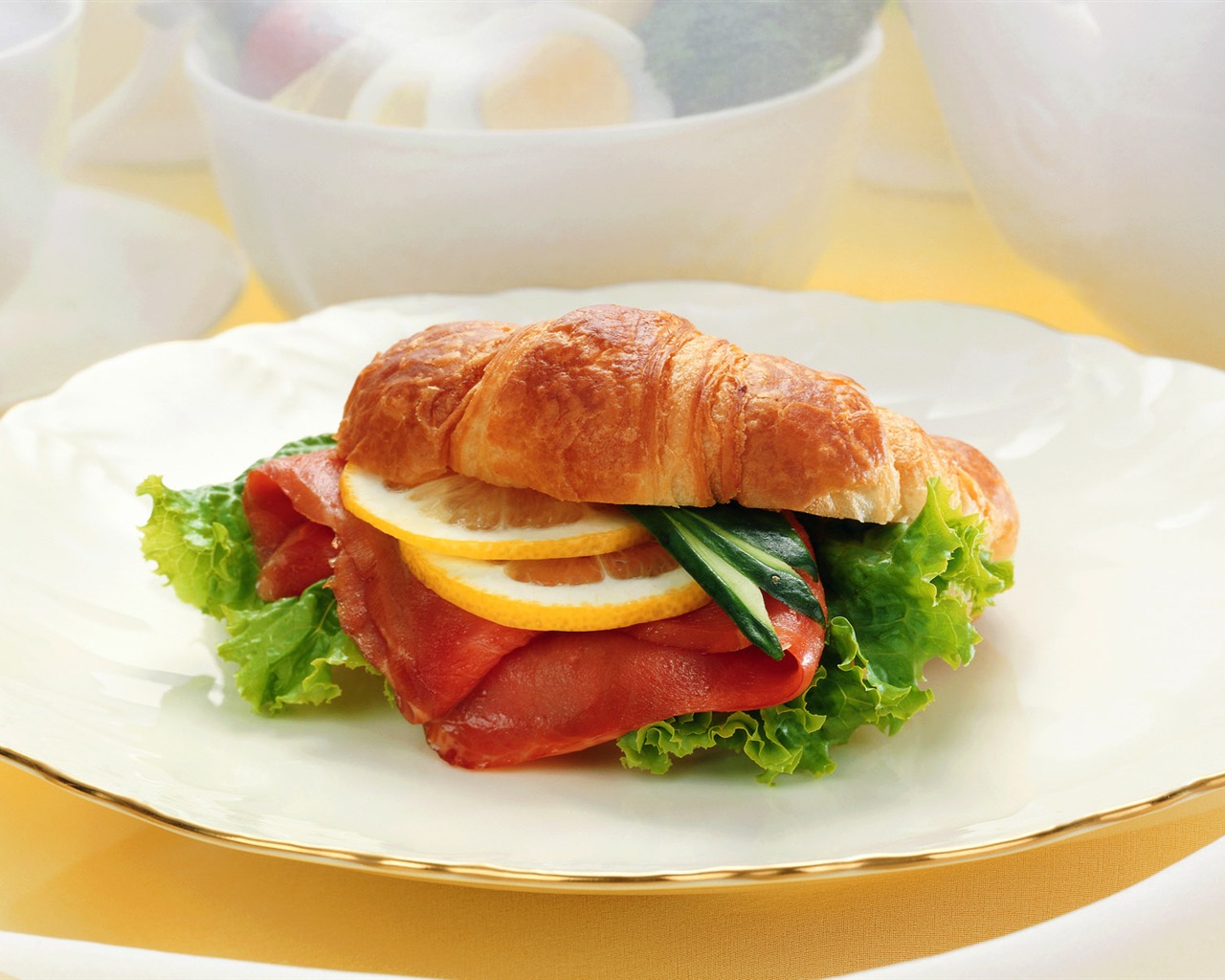 Gourmet večeře tapety (1) #5 - 1280x1024
