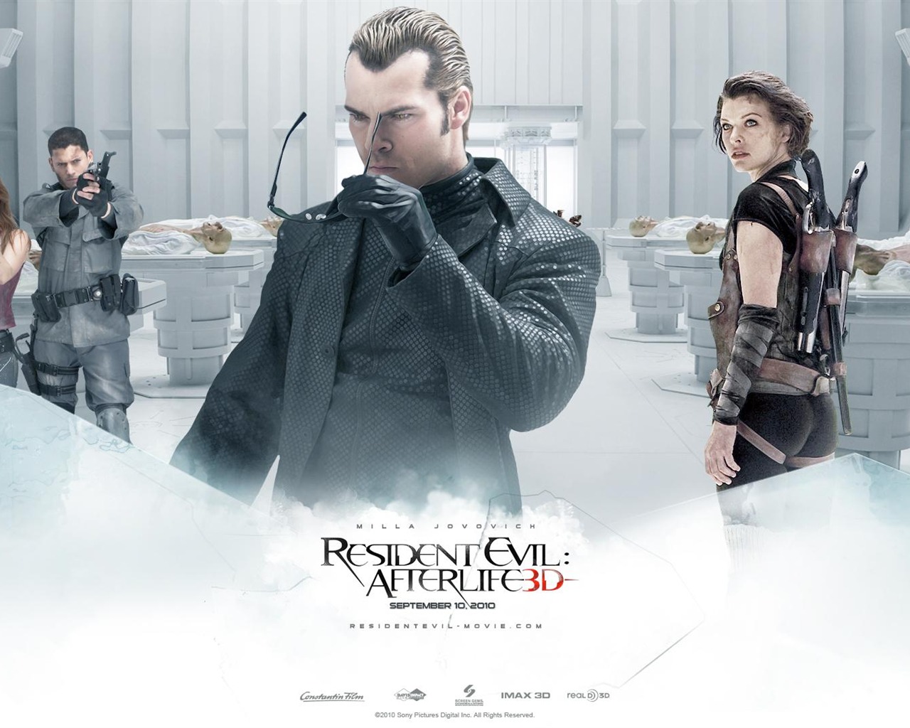 Resident Evil: posmrtný život HD wallpaper #16 - 1280x1024