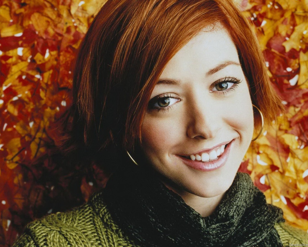 Alyson Hannigan krásnou tapetu #6 - 1280x1024