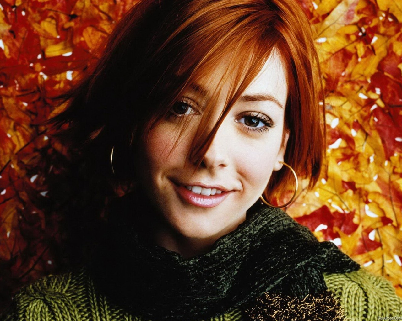 Alyson Hannigan krásnou tapetu #8 - 1280x1024