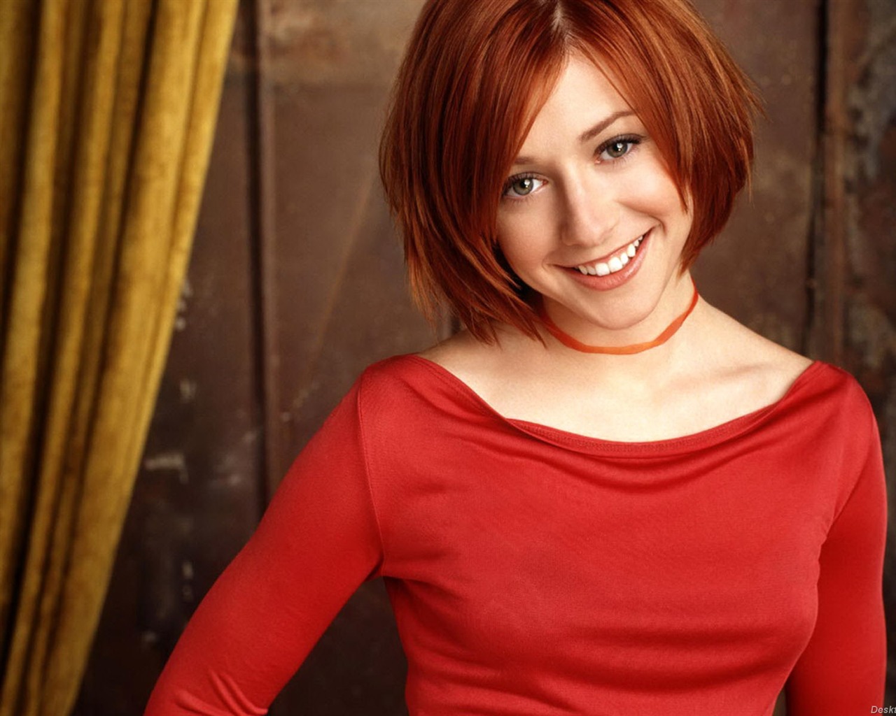 Alyson Hannigan krásnou tapetu #18 - 1280x1024