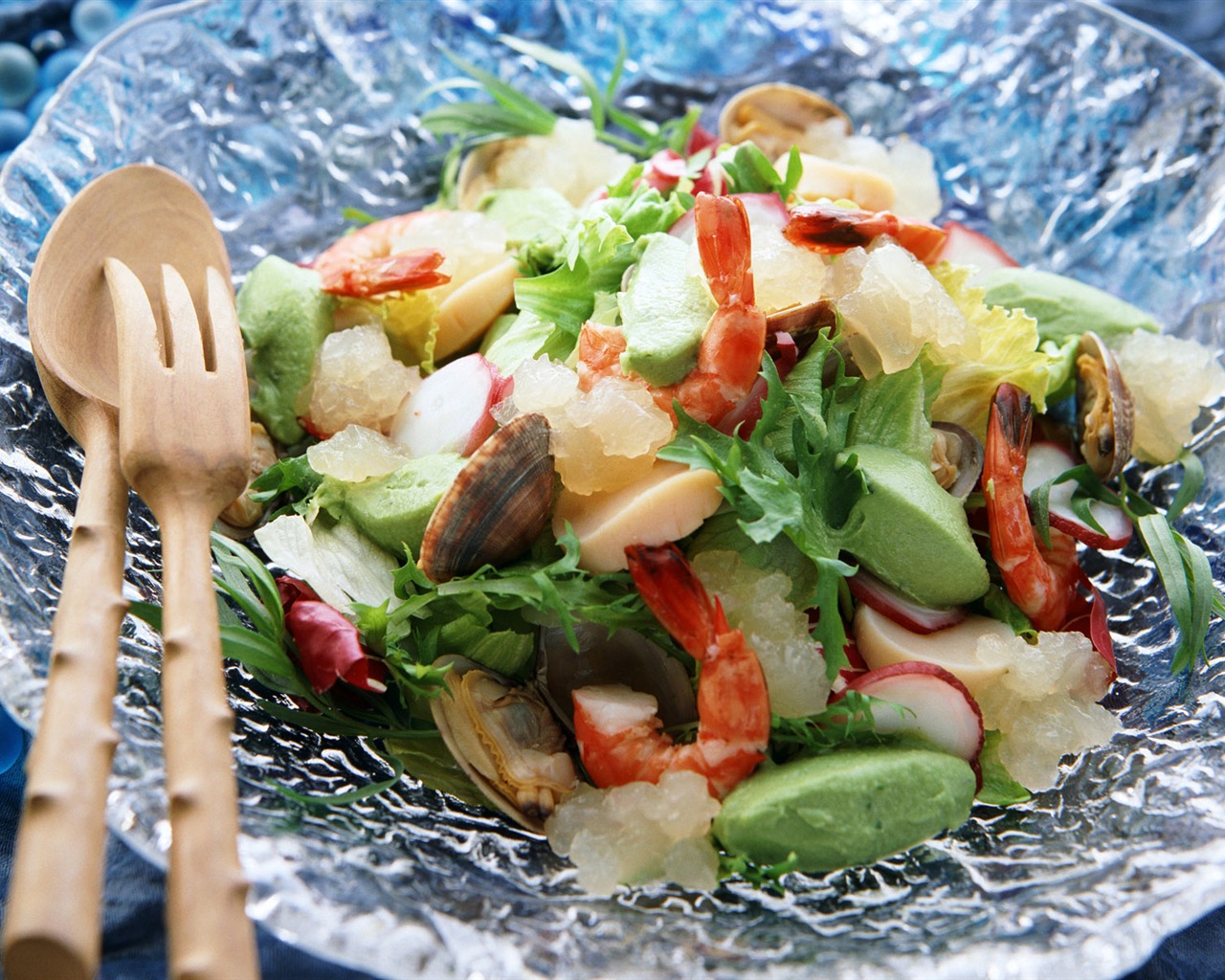 Gourmet večeře tapety (2) #8 - 1280x1024
