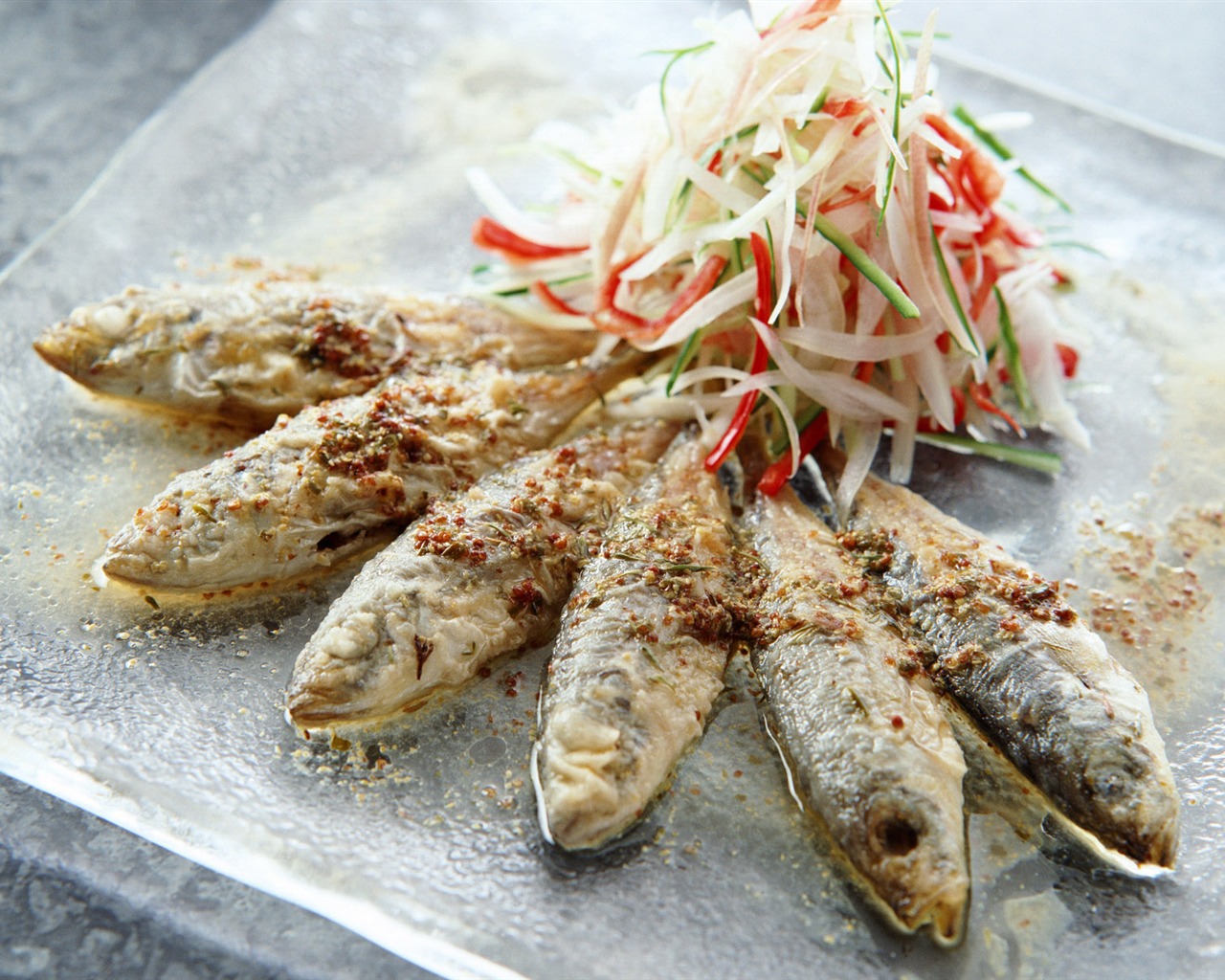 Gourmet večeře tapety (2) #9 - 1280x1024