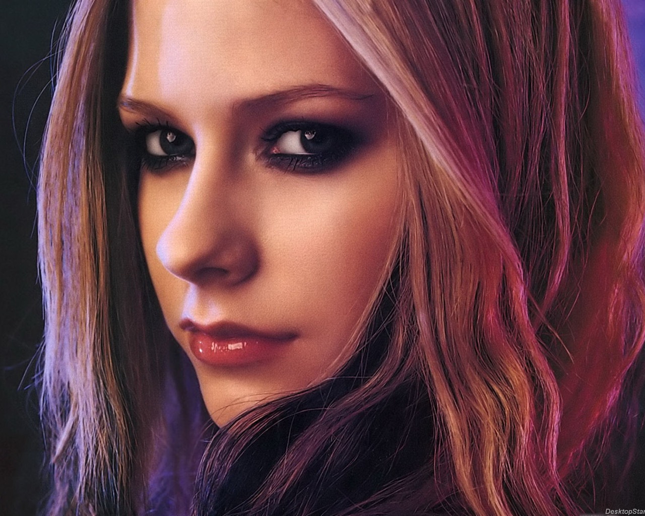 Avril Lavigne krásnou tapetu (3) #3 - 1280x1024