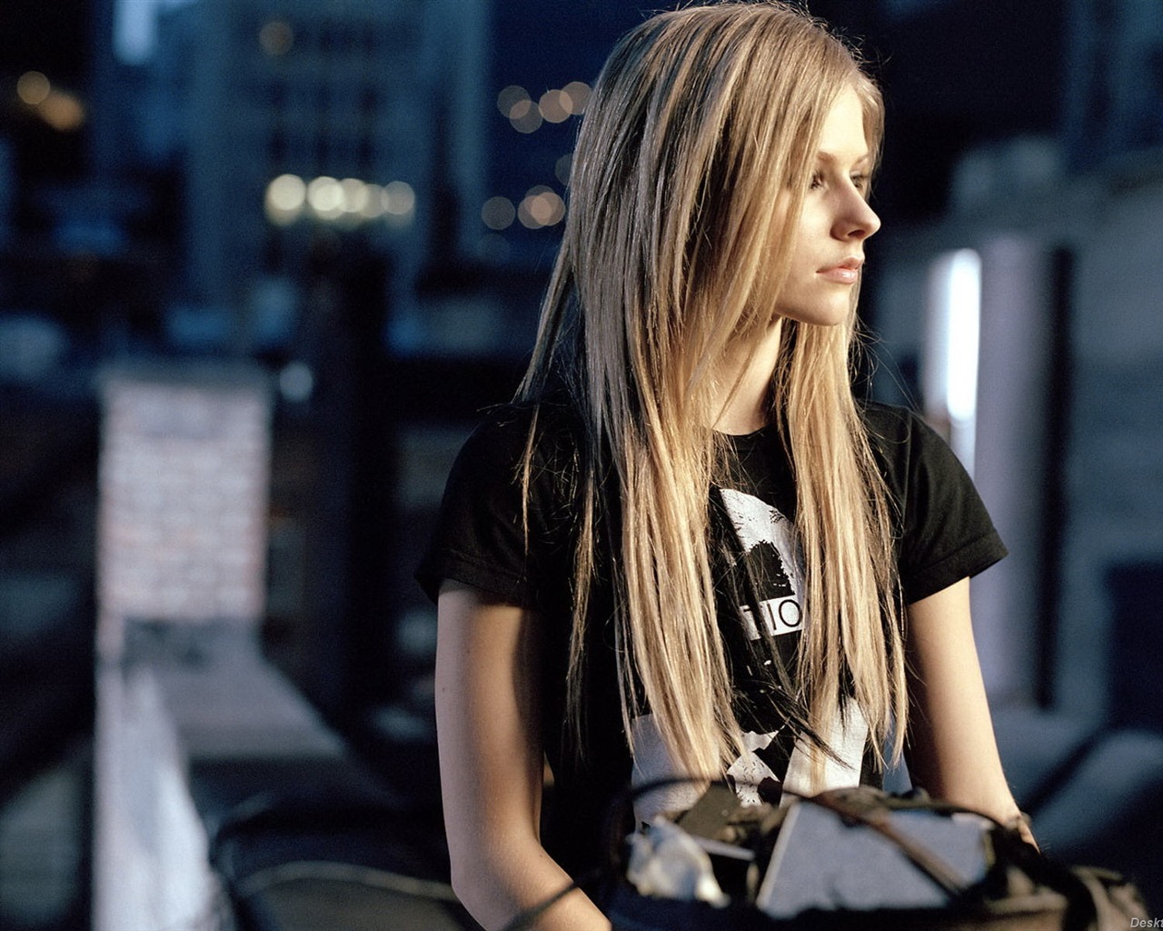 Avril Lavigne krásnou tapetu (3) #5 - 1280x1024