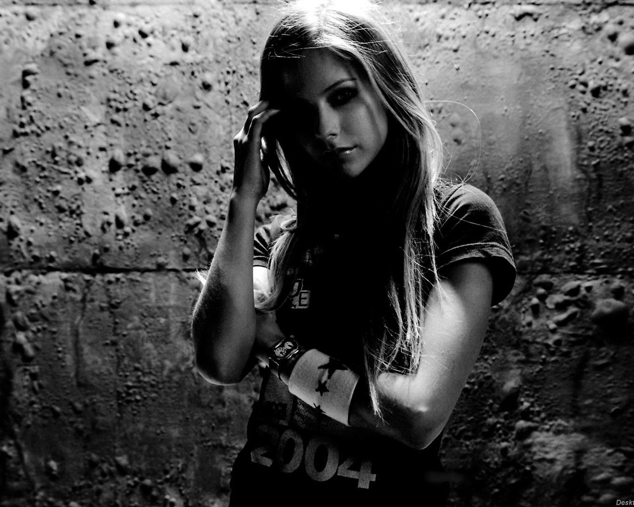 Avril Lavigne krásnou tapetu (3) #9 - 1280x1024