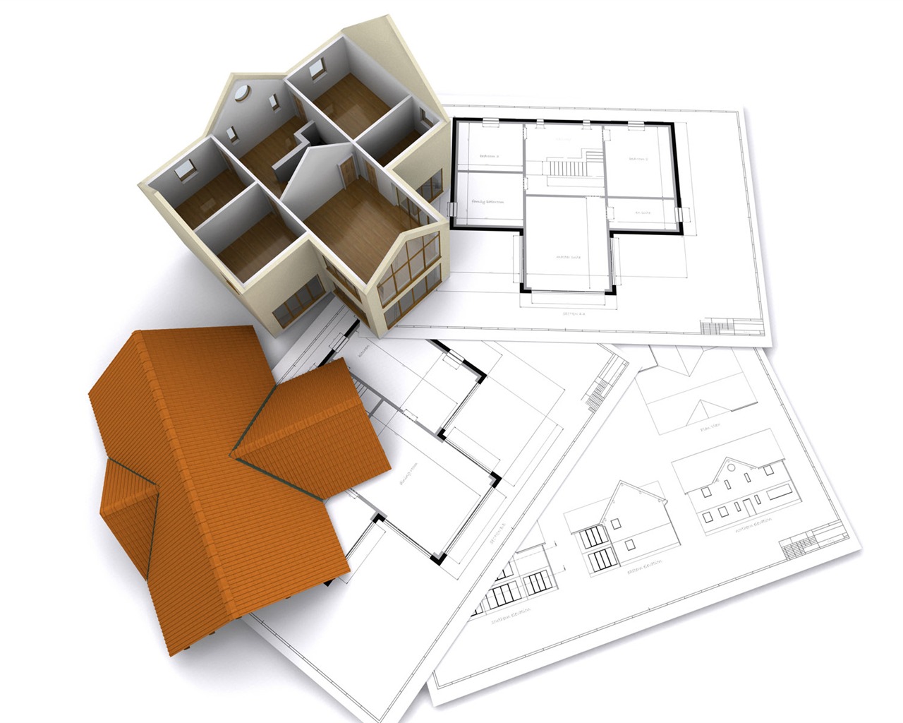 3D architektonické Design Wallpaper (1) #3 - 1280x1024