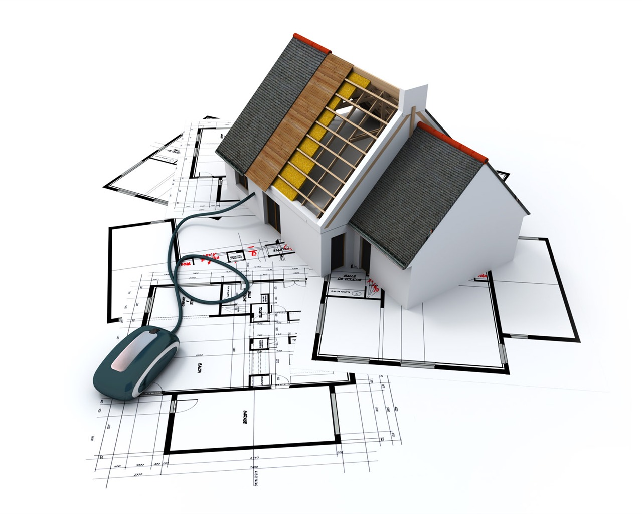 3D Architectural Design Wallpaper (1) #12 - 1280x1024
