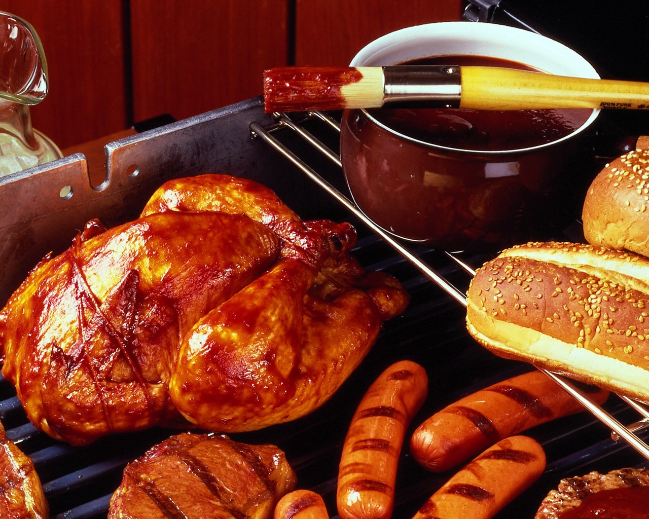 Gourmet večeře tapety (3) #4 - 1280x1024