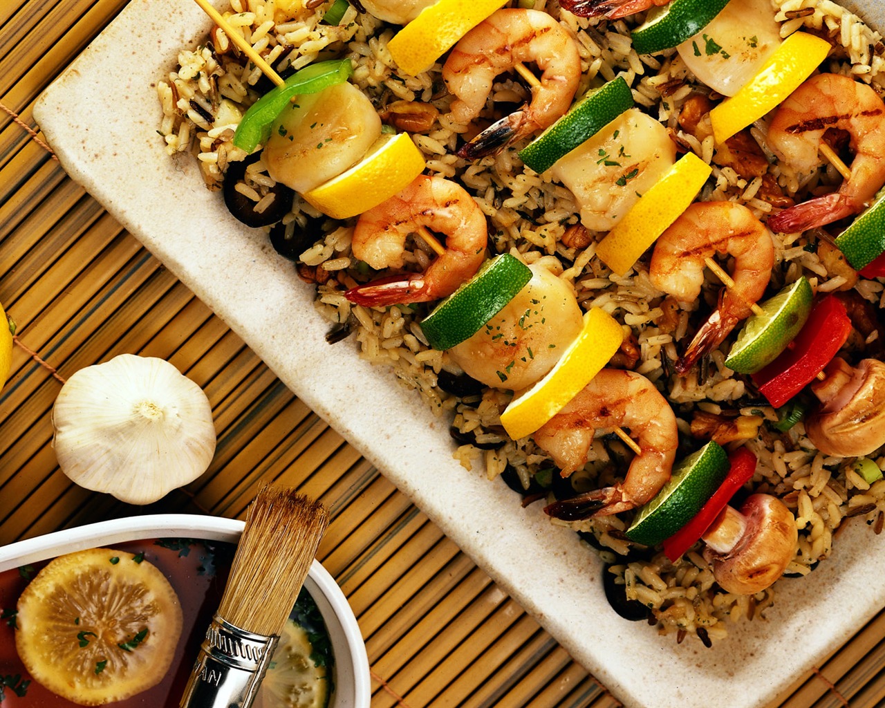 Gourmet večeře tapety (3) #8 - 1280x1024