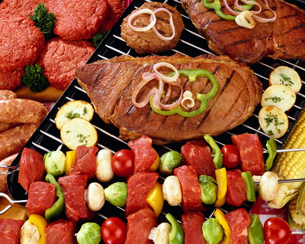 Gourmet večeře tapety (4) #2 - 1280x1024
