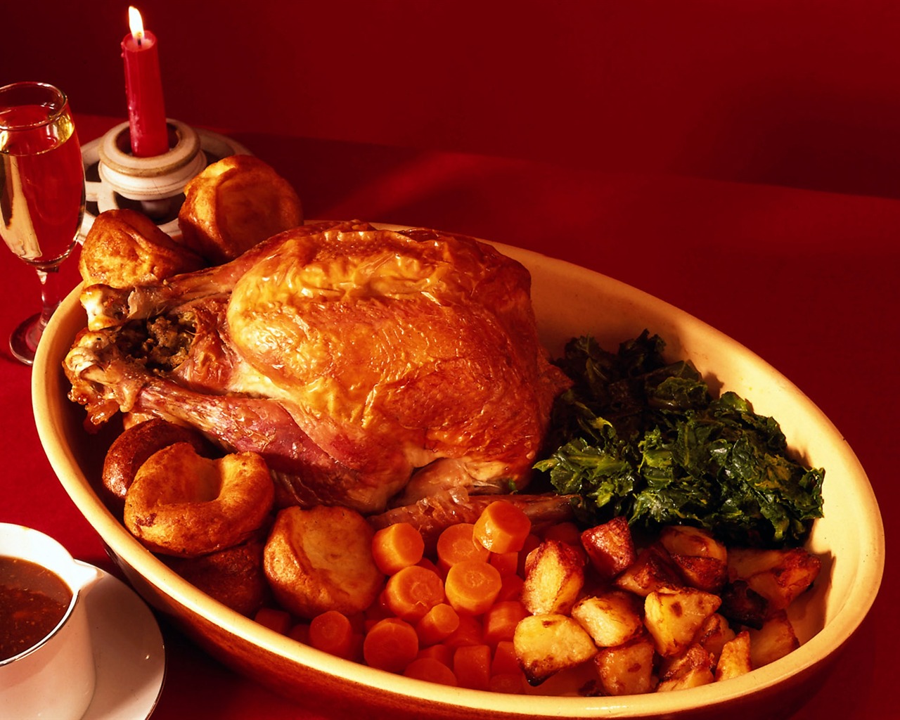 Gourmet večeře tapety (4) #13 - 1280x1024